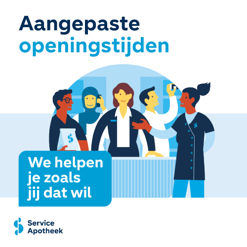 Aangepaste openingstijden tijdens de feestdagen