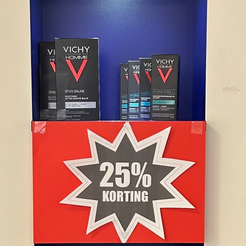 25% KORTING OP ALLE VICHY HOMME PRODUCTEN