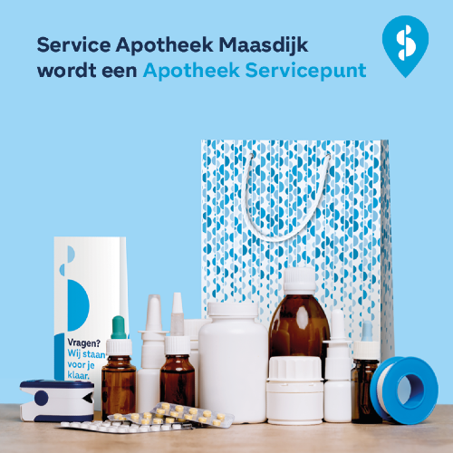 Apotheek Maasdijk wordt Apotheek Servicepunt Maasdijk