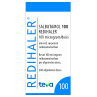 Terugroepactie Salbutamol Redihaler 100mcg/dosis